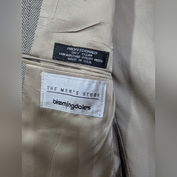 Vintage Pierre Cardin 100% Pure Wool Tailored Sport Coat, Brown, 44R - Picture 6 of 16